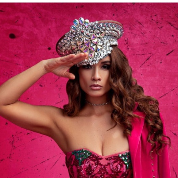 Lucia’s Sarto rhinestone hat DIY. Soviet military.